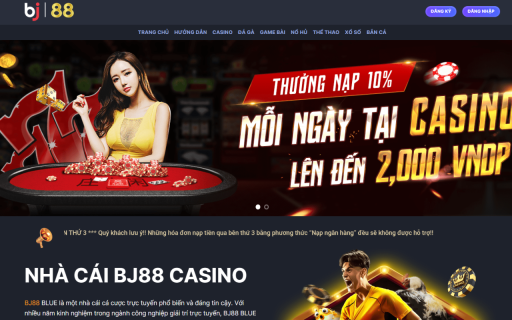 Trang chủ BJ88 thuộc top nền tảng chất lượng không thể bỏ lỡ