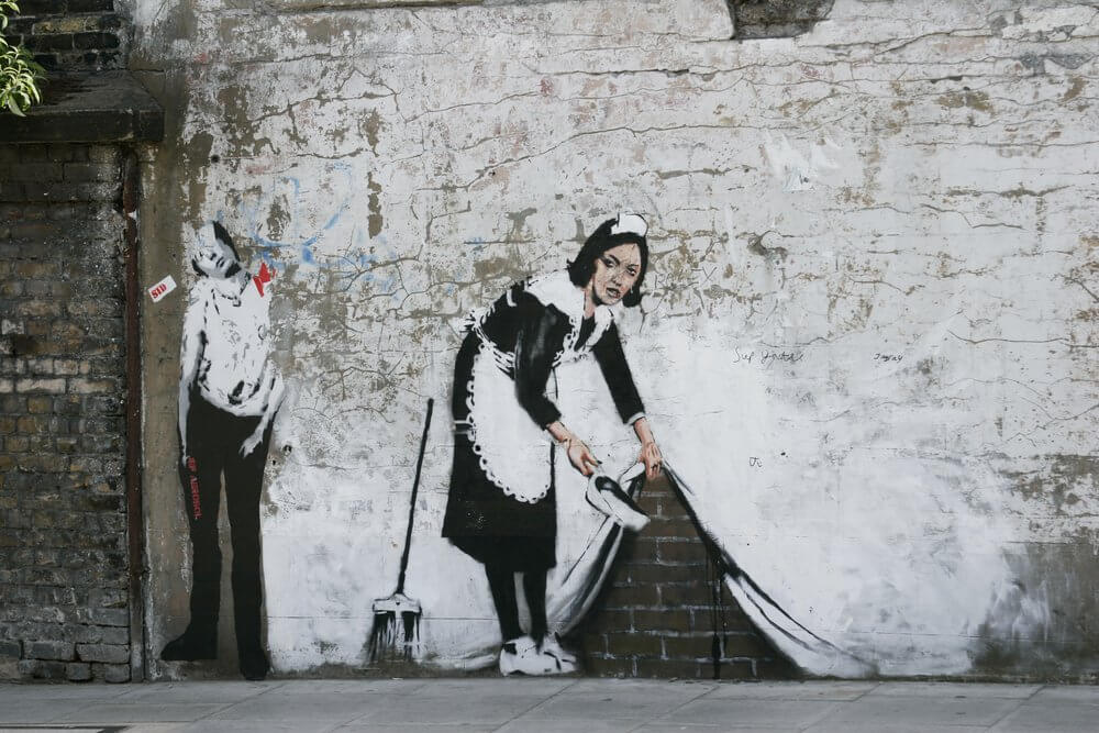 Banksy-limpiadora