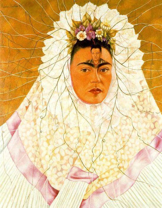 Frida-Kahlo-Diego-en-mi-pensamiento-Frida-de-Tehuana-