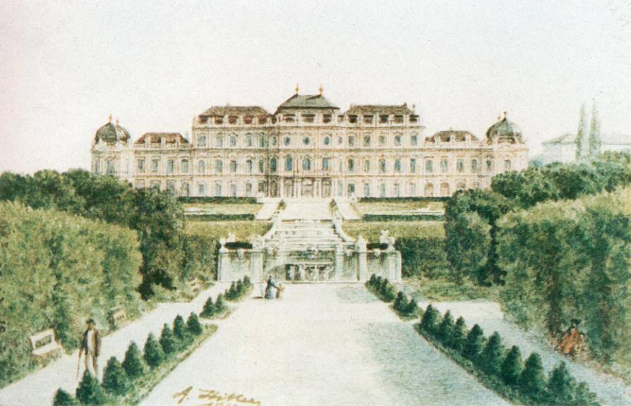 Palacio-Belvedere-Viena-1910